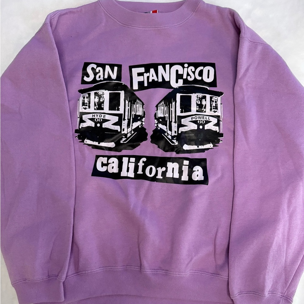 San Francisco Purple CrewNeck